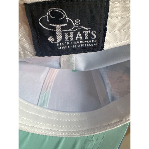 Kings Island Tie-Dye Adjustable Baseball Cap Blue & Pink By J Hats - Picture 5 of 5